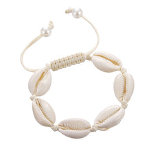 Load image into Gallery viewer, Women Shell Ankle Bracelet Natural Seashell Bracelet Jewelry Charm Barefoot Beach with Ankle strap Summer Bohemian Accessories