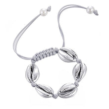Load image into Gallery viewer, Women Shell Ankle Bracelet Natural Seashell Bracelet Jewelry Charm Barefoot Beach with Ankle strap Summer Bohemian Accessories