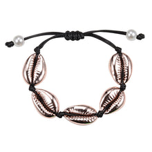 Load image into Gallery viewer, Women Shell Ankle Bracelet Natural Seashell Bracelet Jewelry Charm Barefoot Beach with Ankle strap Summer Bohemian Accessories