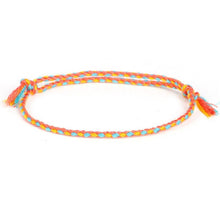 Load image into Gallery viewer, Handmade National style Color Cotton Rope Bracelet Tibetan Buddhist Lucky Charm Tibetan Thread Bracelets & Bangles For Women Men