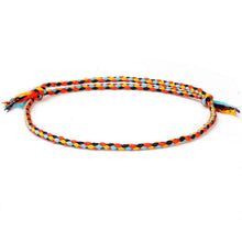 Load image into Gallery viewer, Handmade National style Color Cotton Rope Bracelet Tibetan Buddhist Lucky Charm Tibetan Thread Bracelets & Bangles For Women Men