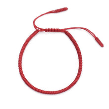 Load image into Gallery viewer, Tibetan Buddhism Hand Weave Knots Lucky Bracelet For Women7 Chakra YOGA Rope OM Bracelets&amp;Bangle
