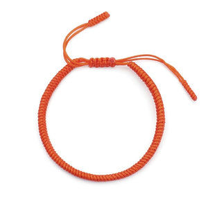 Tibetan Buddhism Hand Weave Knots Lucky Bracelet For Women7 Chakra YOGA Rope OM Bracelets&Bangle