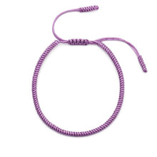 Load image into Gallery viewer, Tibetan Buddhism Hand Weave Knots Lucky Bracelet For Women7 Chakra YOGA Rope OM Bracelets&amp;Bangle
