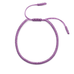 Tibetan Buddhism Hand Weave Knots Lucky Bracelet For Women7 Chakra YOGA Rope OM Bracelets&Bangle