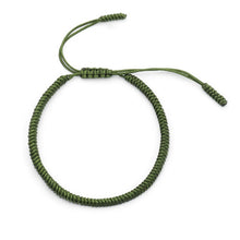 Load image into Gallery viewer, Tibetan Buddhism Hand Weave Knots Lucky Bracelet For Women7 Chakra YOGA Rope OM Bracelets&amp;Bangle
