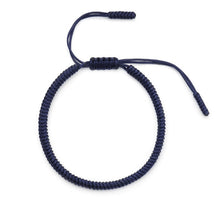 Load image into Gallery viewer, Tibetan Buddhism Hand Weave Knots Lucky Bracelet For Women7 Chakra YOGA Rope OM Bracelets&amp;Bangle
