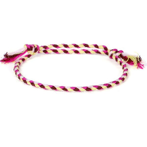Handmade National style Color Cotton Rope Bracelet Tibetan Buddhist Lucky Charm Tibetan Thread Bracelets & Bangles For Women Men